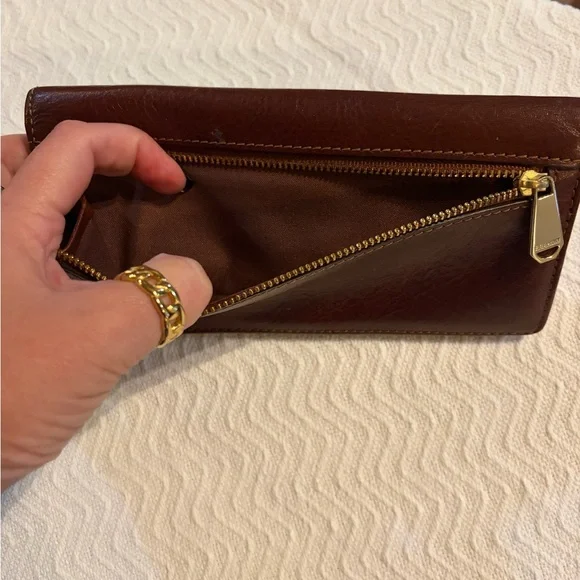Brahmin Chestnut Leather Clutch - Picture 4 of 12